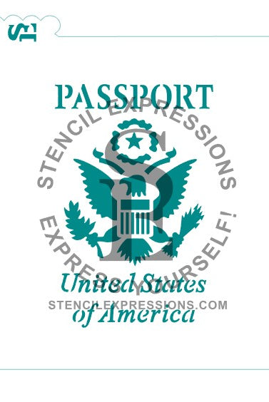 United States of America Passport Digital Design *