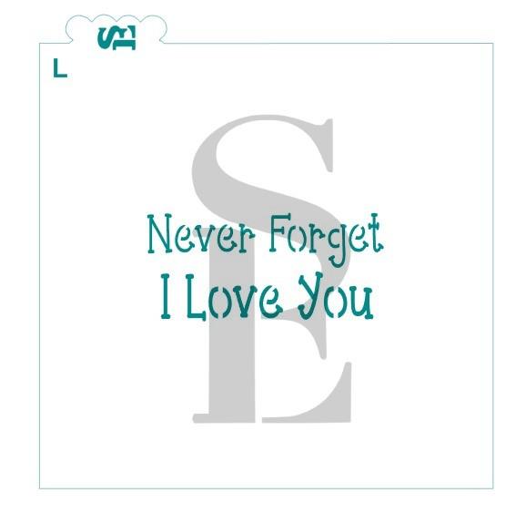 PYO Elephant Daydreaming Of Love, I Love You Tons and Never Forget I LOVE YOU Bundle Digital Design Cookie Stencils