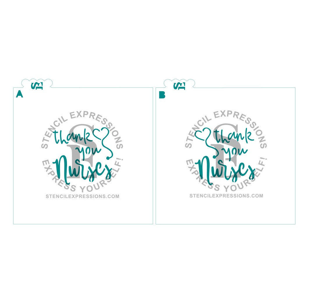 Thank You Nurses Sentiment Digital Design