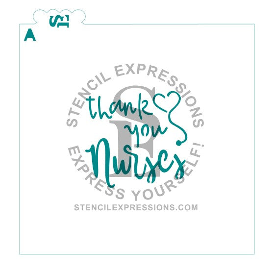 Thank You Nurses Sentiment Digital Design