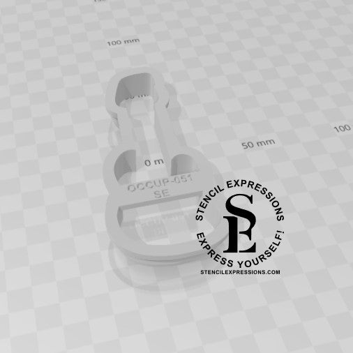 Rock Guitars Cookie Cutter Digital STL 3D Printer Download *