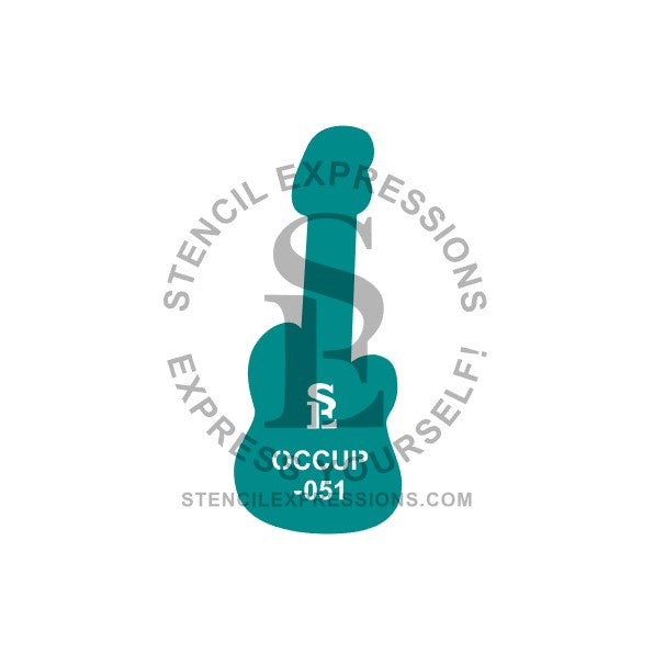 Rock Guitars Digital Designs with Shaped Template *