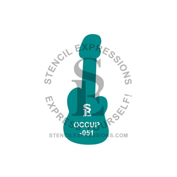 Rock Guitars Digital Designs with Shaped Template *