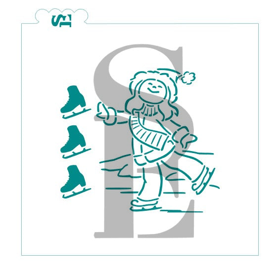 Ice Skater PYO Digital Design