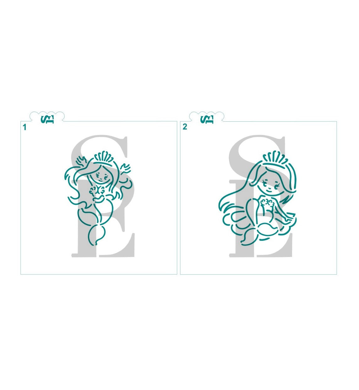 Mermaid #1 & #2 PYO Bundle Digital Design