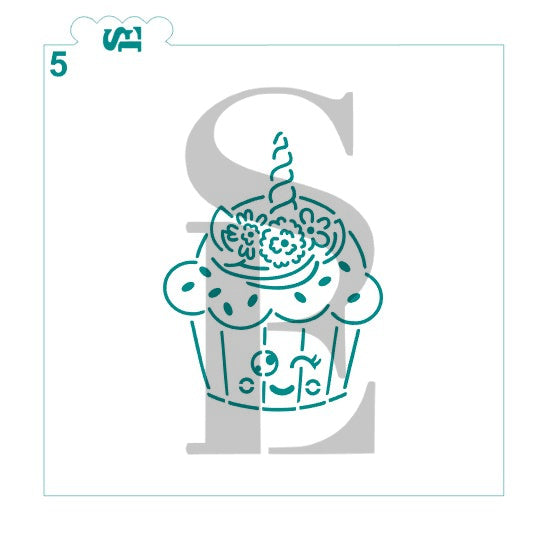 PYO Cupcakes and Donuts Fun Bundle Digital Download Cookie Stencil