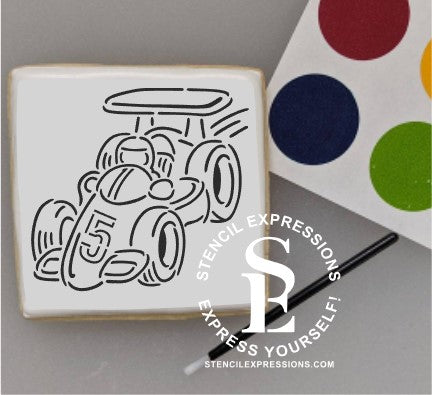 Race Car PYO Stencil Digital Design*