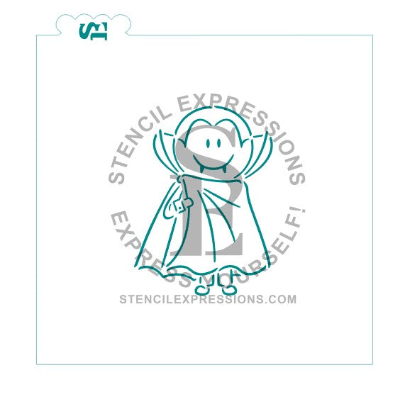 Halloween Dracula Kid PYO For Cookies Cakes Culinary