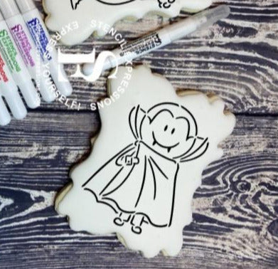 Halloween Dracula Kid PYO For Cookies Cakes Culinary