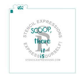 Ice Cream Cone PYO, "Scoop, There It Is" Sentiment, and Kawai'i Faces Stencil Digital Design