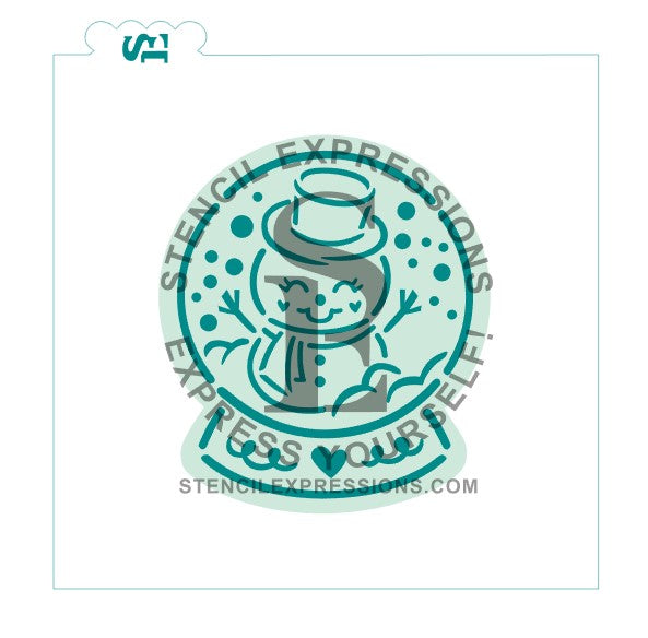 Snowman in Snowglobe PYO Digital Design*