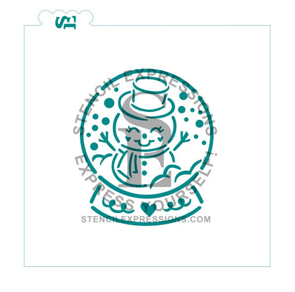 Snowman in Snowglobe PYO Digital Design*
