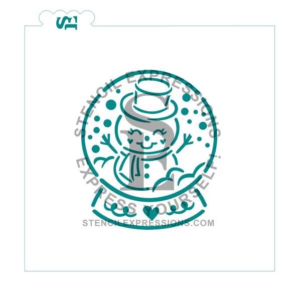 Snowman in Snowglobe PYO Digital Design*