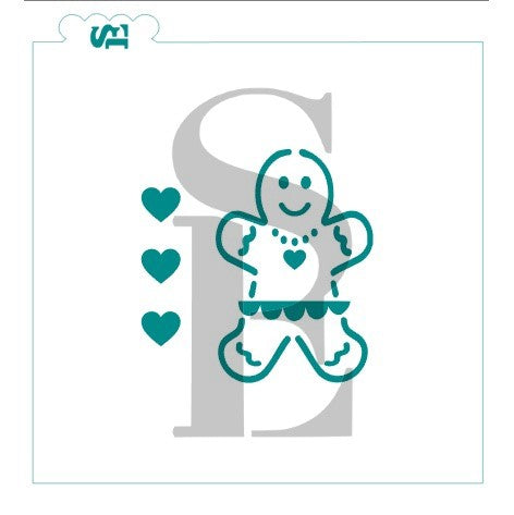 Gingerbread Boy & Girl PYO Bundle Digital Design Cookie Stencil