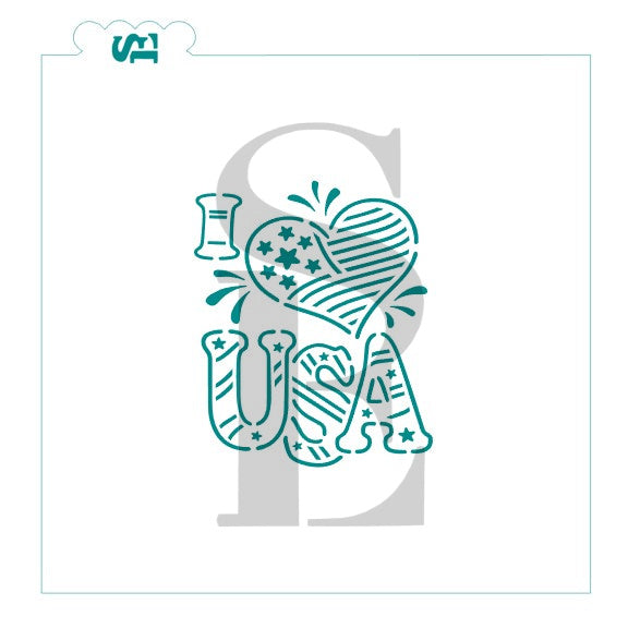 I (heart) Love USA PYO Digital Design