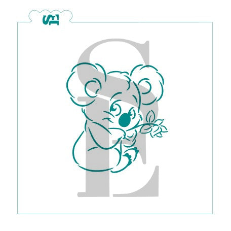 Down Under PYO Bundle Koala, Kangaroo, Gum Tree Digital Design cookie stencils