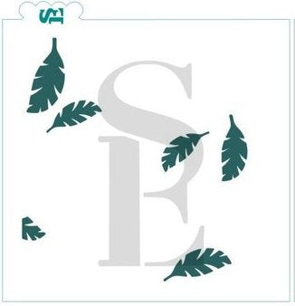 Tropical Leaf, Three-Layer Background Digital Design Cookie Stencil