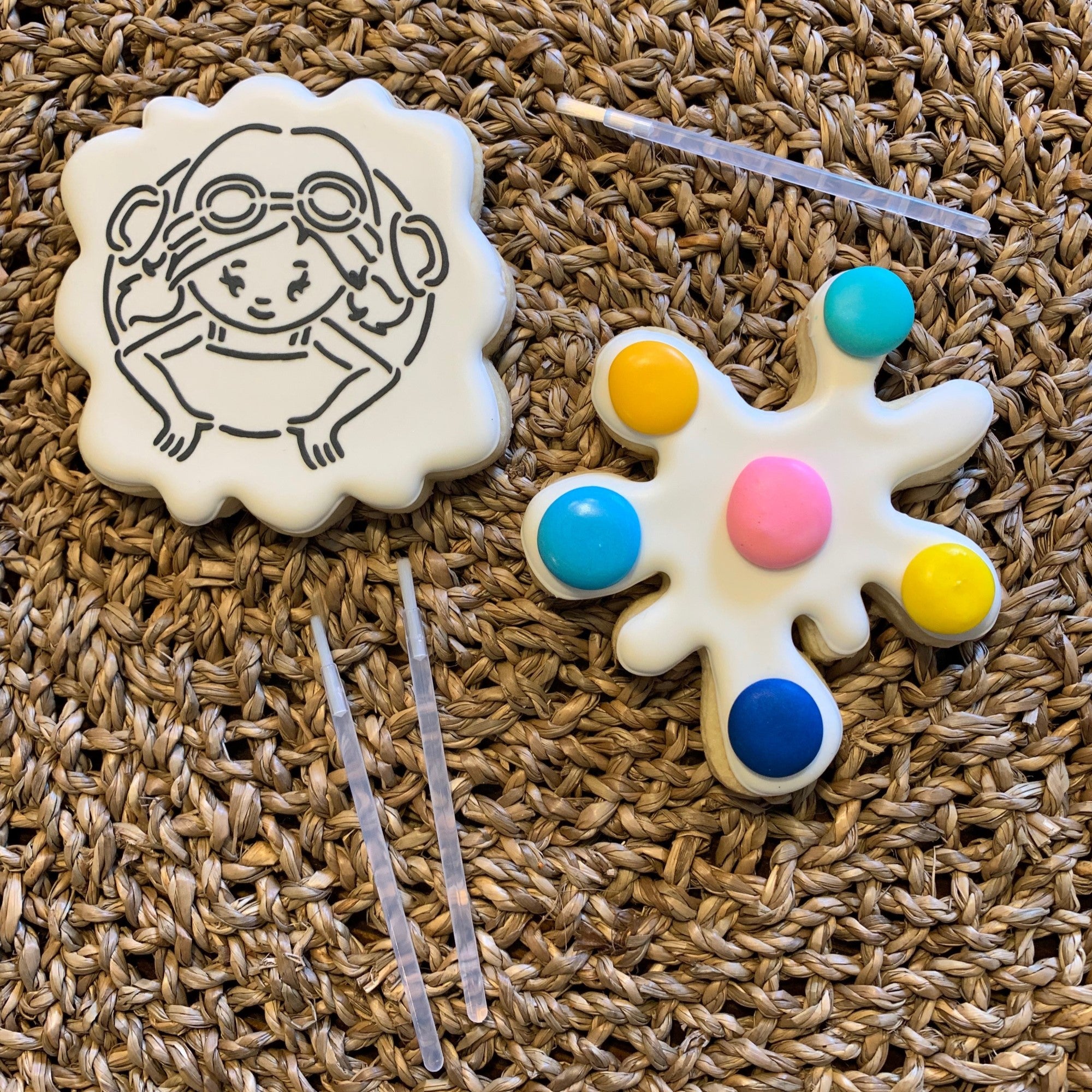 Pool Fun PYO Stencil Bundle Digital Design Pool Party Girl On Floatie #2 Wish Upon a Cookie TX