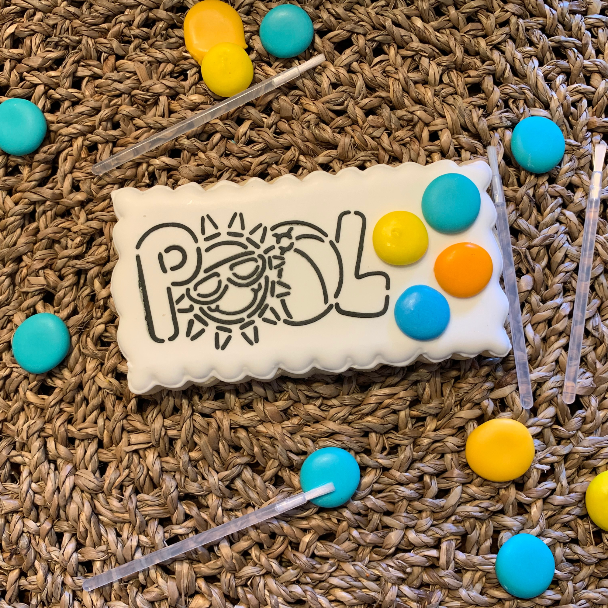 Pool Fun PYO Stencil Bundle Digital Design Pool Party PYO Pool Plaque Wish Upon a Cookie TX