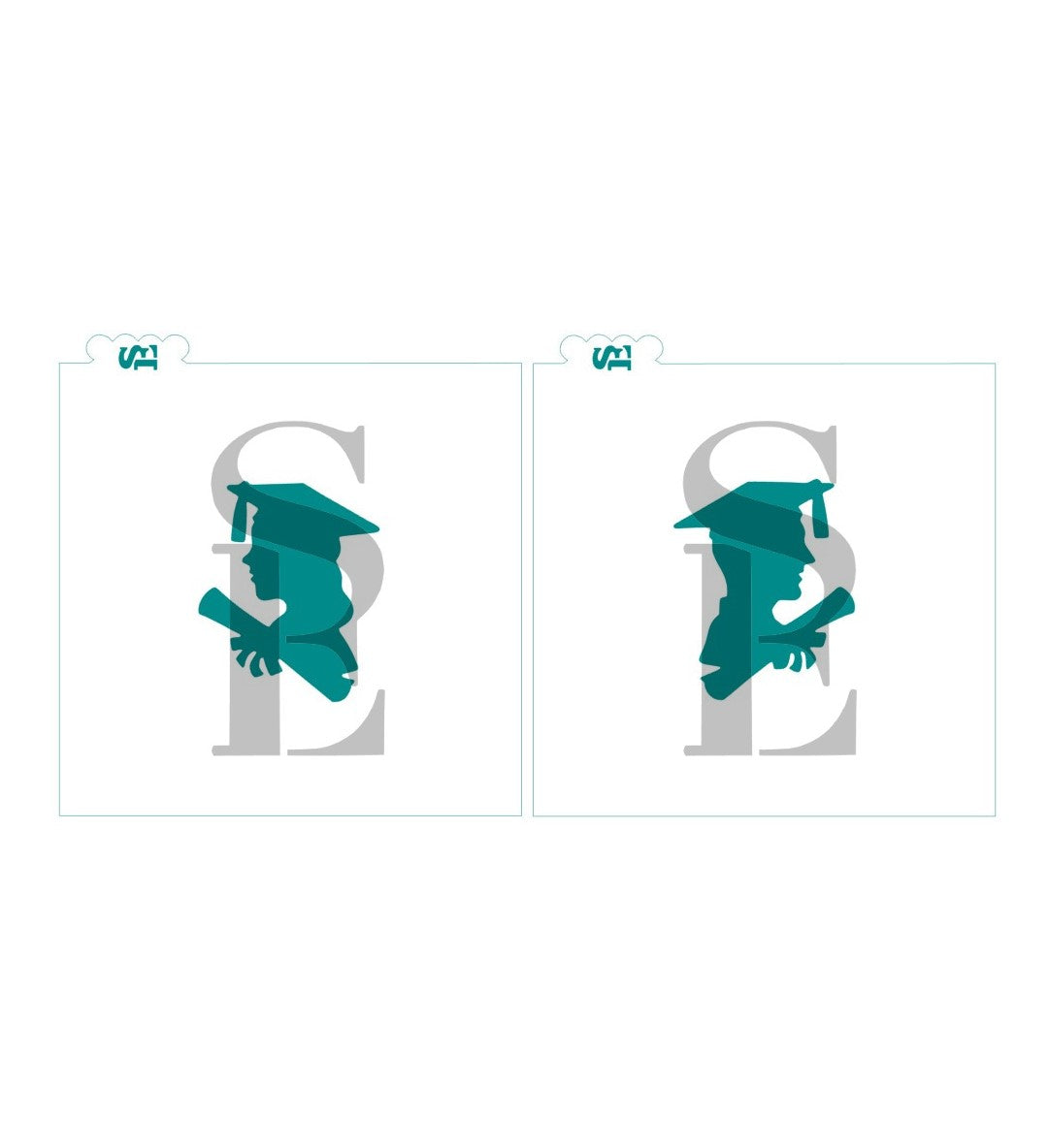 Grad Silhouettes Busts Bundle Digital Design