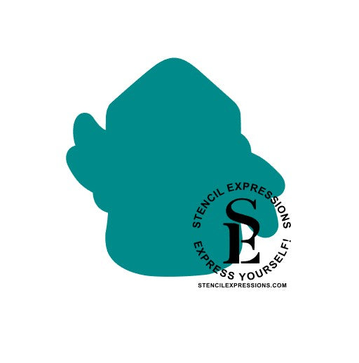 School Pencil PYO Stencil Digital Design includes Shaped Template