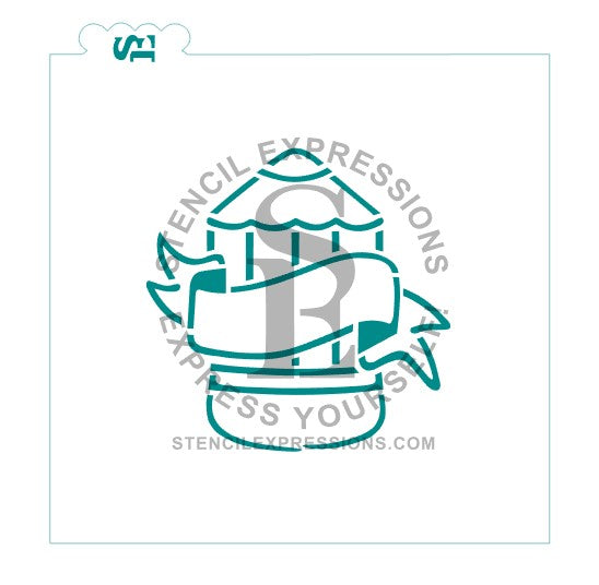 School Pencil PYO Stencil Digital Design includes Shaped Template