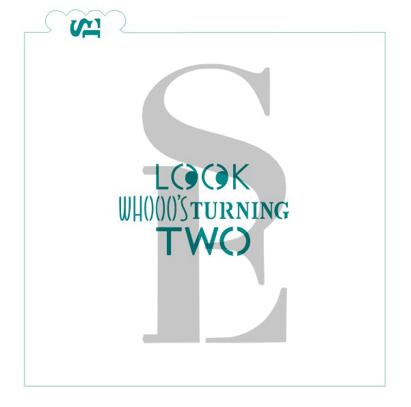 Look Whooo's Turning Two Sentiment Digital Design