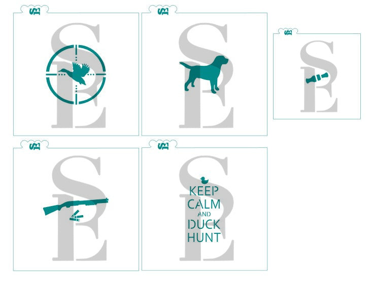 Keep Calm and Duck Hunt Hunting Bundle with Bonus Mini Digital Design Cookie Stencil