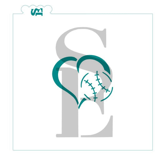 Heart Sports Balls Bundle Digital Design Baseball