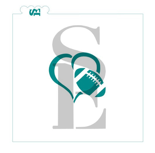 Heart Sports Balls Bundle Digital Design Football