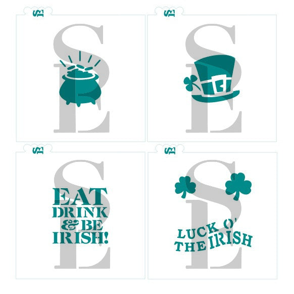 St. Patrick's Day Stencil Bundle Digital Design