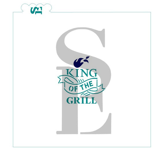 King of the Grill #2 Mini Digital Design and Cutter Mock-up Truly Mad Plastics