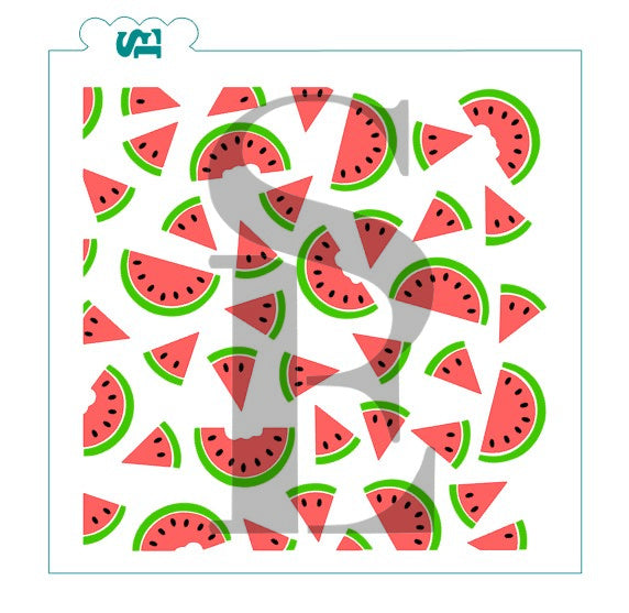 Watermelon Background Stencil Set for Cookies, Cakes & Culinary