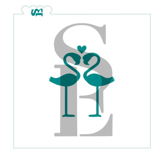 Flamingo Love Digital Design