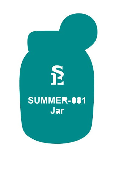 Mason / Ball Jar w-Lemon Outline / PYO Digital Design * TEMPLATE