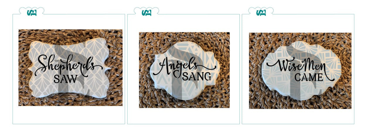 Shepherds Saw, Angels Sang, Wisemen Came Digital Design