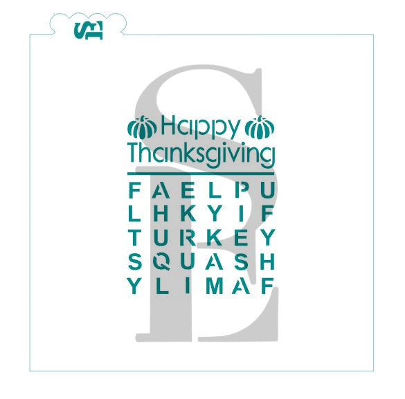 Thankgiving / Happy Thanksgiving Word Search Digital Design