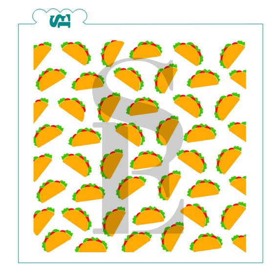 Tacos Layered Background Digital Design