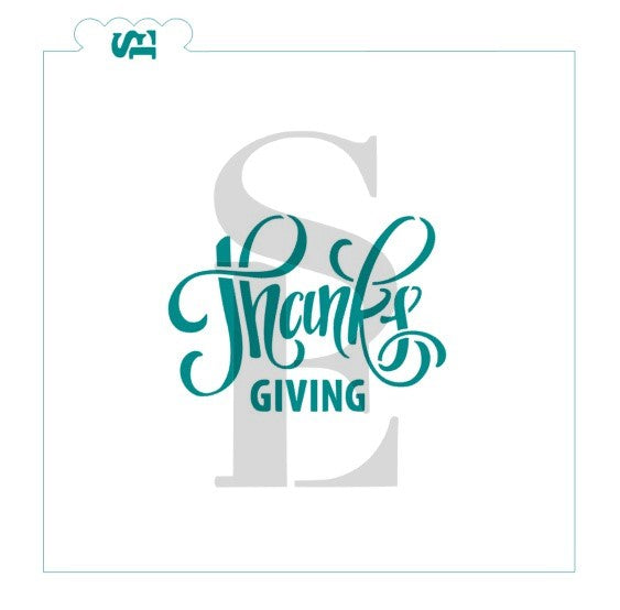 Thanksgiving Stencil for Cookies, Cakes & Culinary