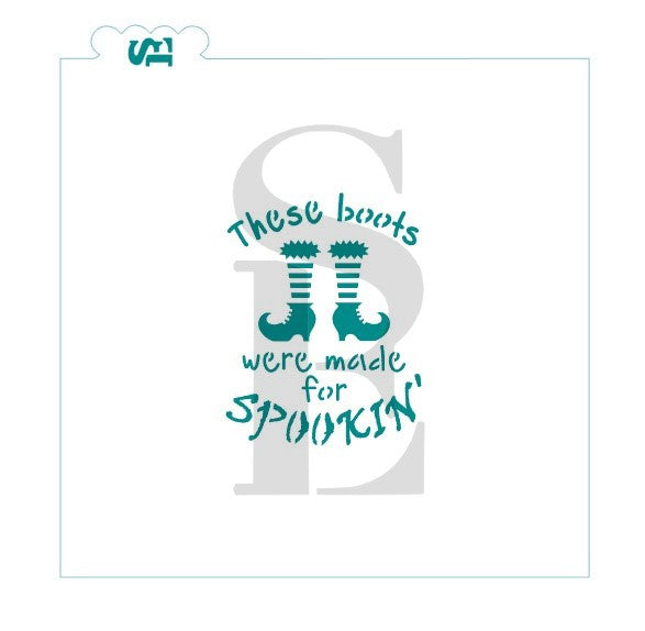 These Boots Were Made For Spookin' Halloween Digital Design