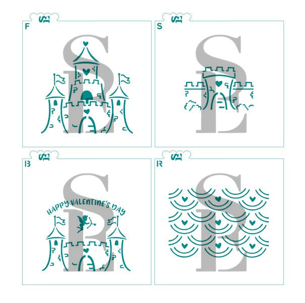 Cupid's Castle 3 Piece Set PYO Digital Design