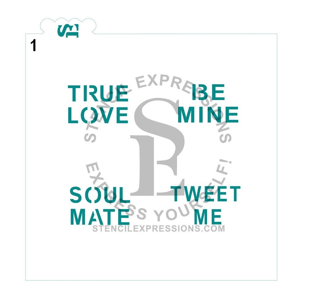 Valentine Conversation Hearts Sayings Digital Designs Bundle *