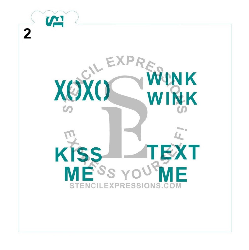 Valentine Conversation Hearts Sayings Digital Designs Bundle *