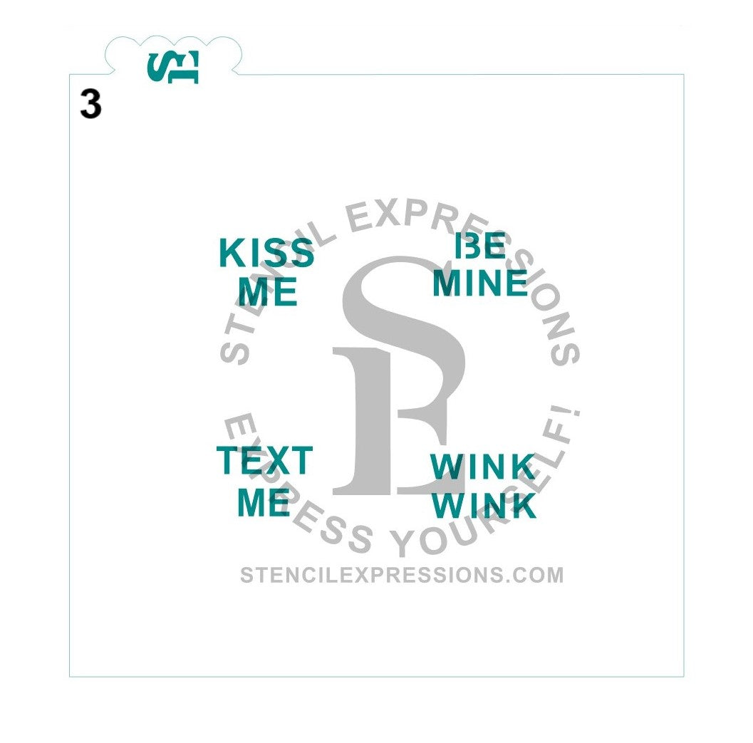 Valentine Conversation Hearts Sayings Digital Designs Bundle *