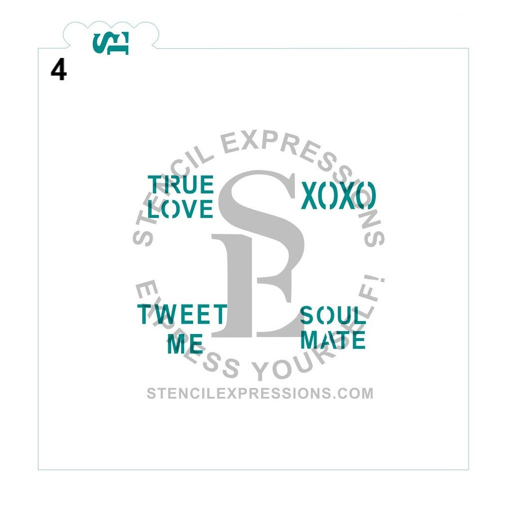 Valentine Conversation Hearts Sayings Digital Designs Bundle *