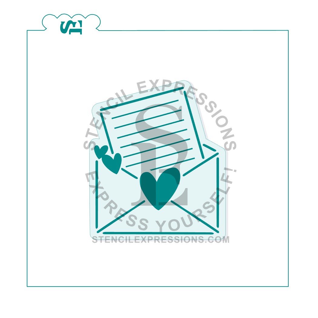 Love Letter Interactive Fill-In The Blanks with Cutter Template PYO Digital Design*