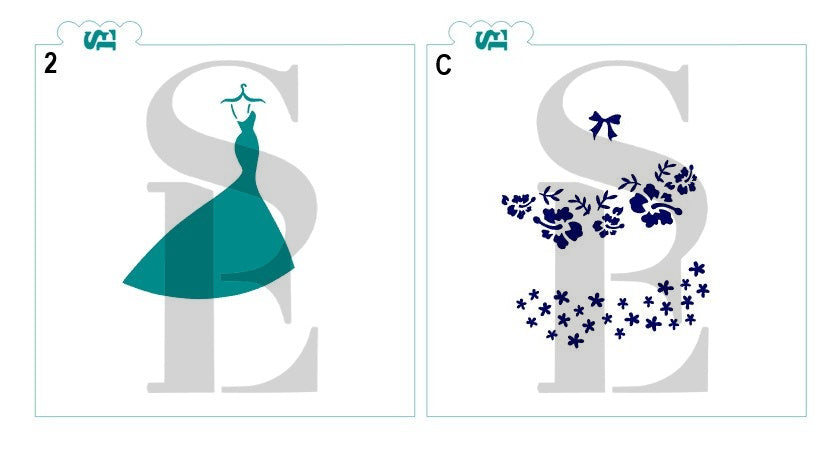 Wedding Dresses Layered Bundle Digital Design