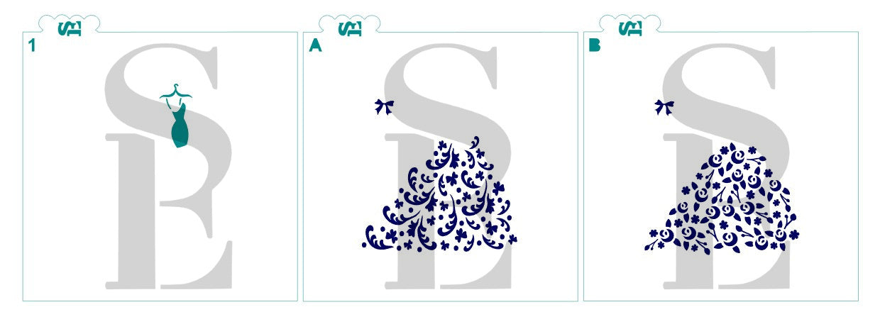 Wedding Dresses Layered Bundle Digital Design