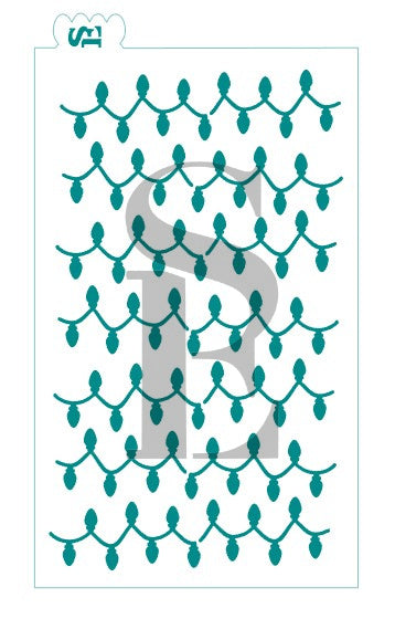 Christmas Lights #1-#3 Backgrounds Digital Design cookie stencils