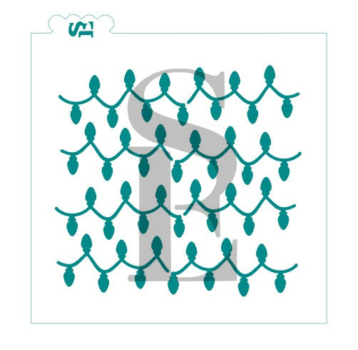 Christmas Lights #1-#3 Backgrounds Digital Design cookie stencils